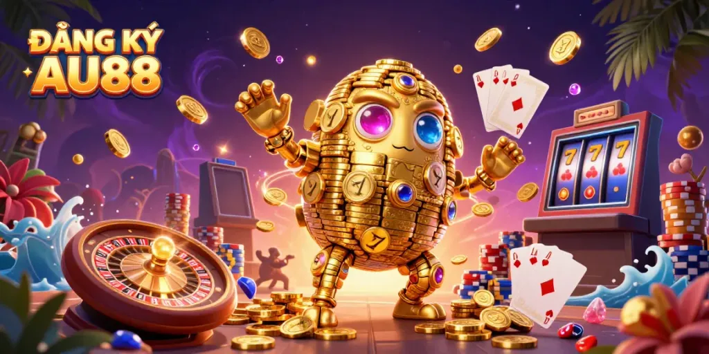 Experience gaming excitement with ĐĂNG KÝ AU88 as you engage with a vibrant casino scene.